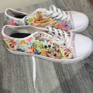Brand new women’s size 9 Disney all The Disney Characters sneakers